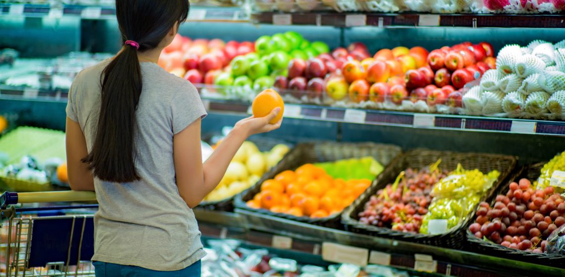 Shopping for foreign food in China